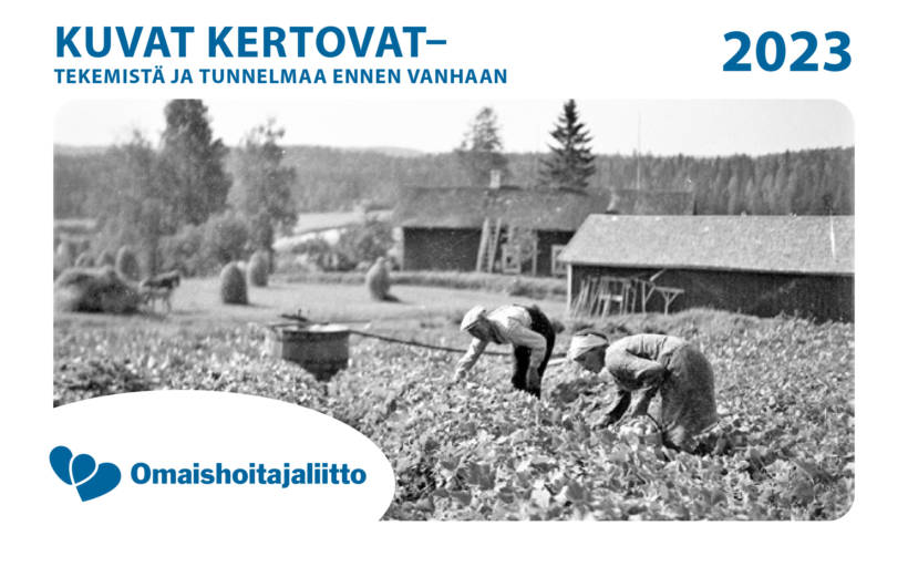 Omaishoitajaliiton vuoden 2023 seinäkalenteri